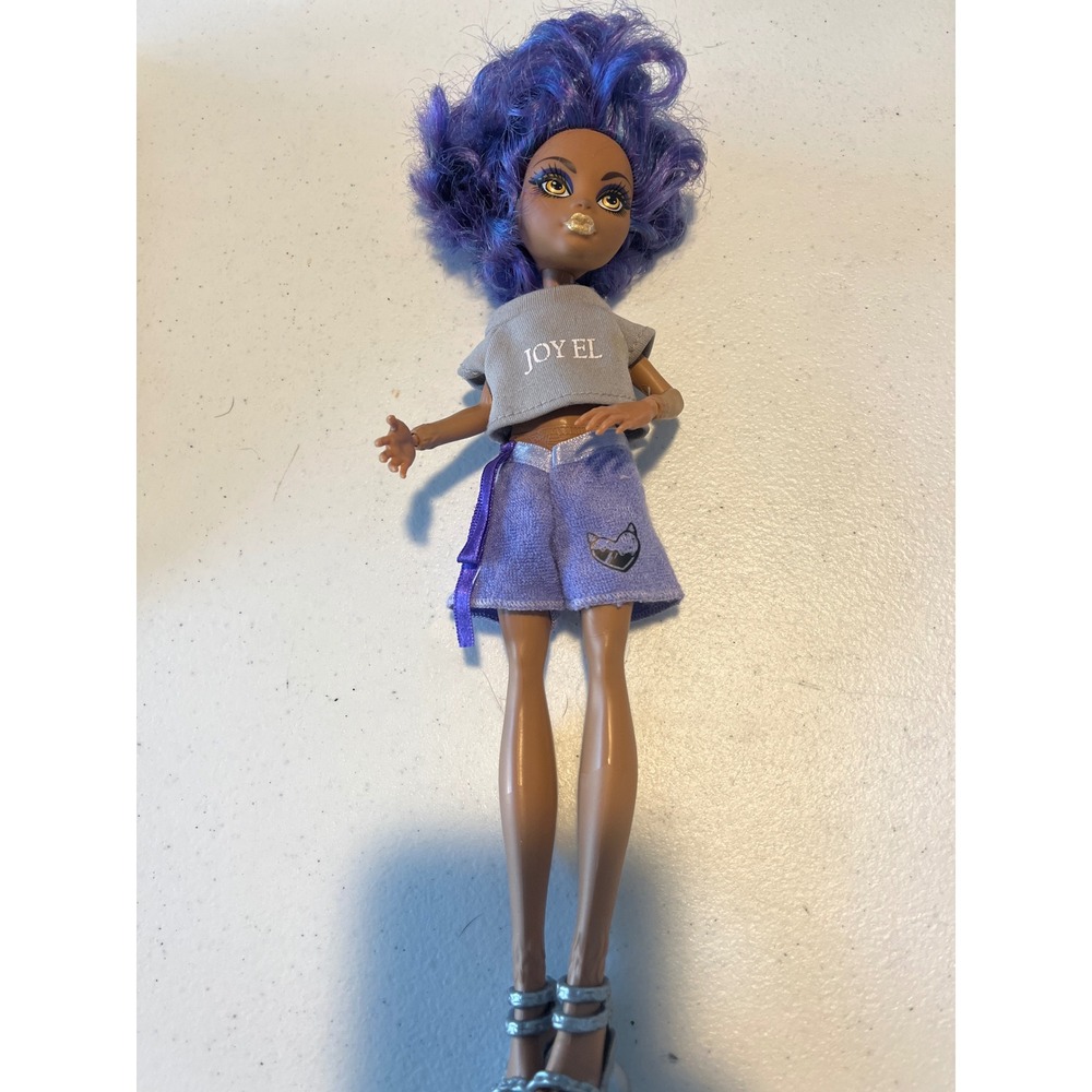 Monster High Clawdeen Wolf G3 Doll Purple Curly Hair Custom Joy El Outfit Shoes